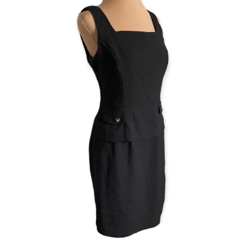 Vintage 90s Back Peplum Work / Cocktail Dress size women’s 4 to 6 - Taurus II